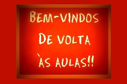 Bem-vindos de volta às aulas