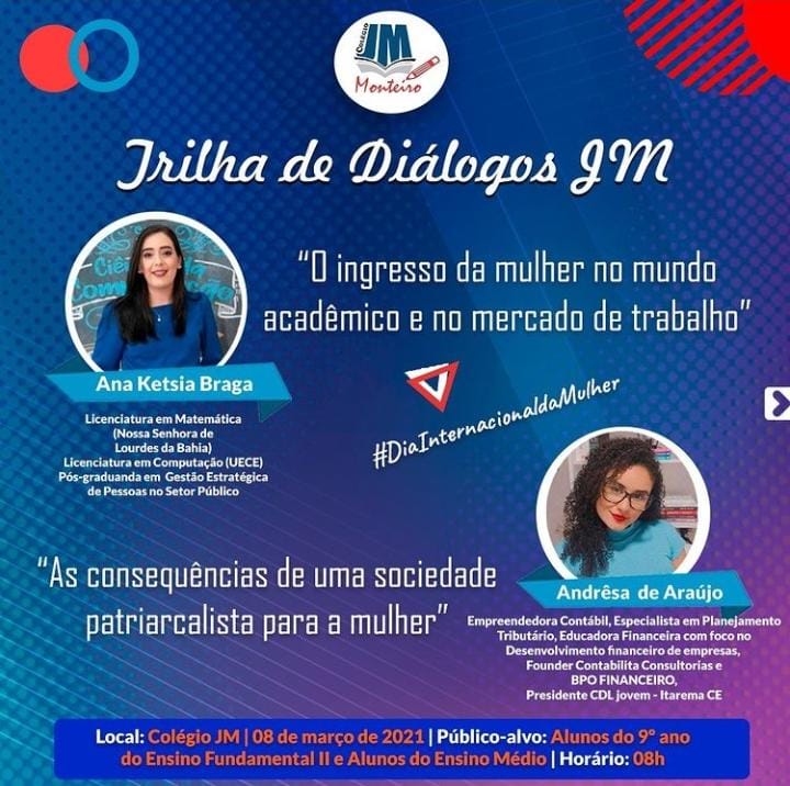 Trilha de Diálogo: Dia Internacional da Mulher